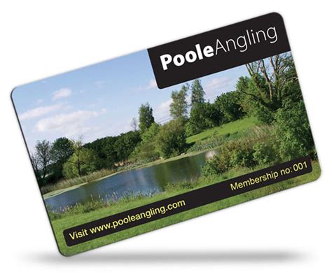 Angling Club Membership Card Printing - CPcards