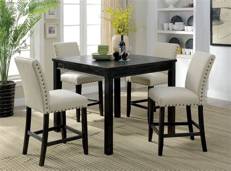 Kristie Antique Black Counter Height Dining Table Set from Furniture of ...