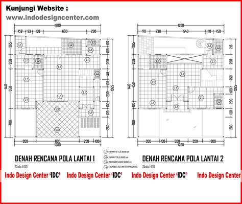 Denah Rencana Plat Lantai