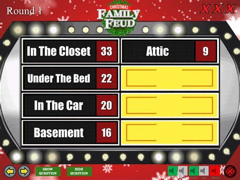 Family Feud Game Template