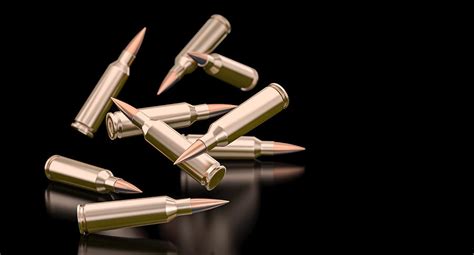 Bullets Of A 7.62 Caliber Assault Rifle. Photograph by Gualtiero Boffi