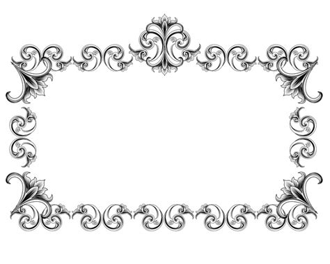 Victorian Border Png - Clip Art Library