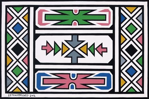 Esther Mahlangu Is Keeping Africa’s Ndebele Painting Alive African ...