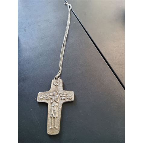 Good Shepherd Cross/ Papal Cross (4 inches) | Shopee Philippines