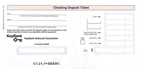 Truist Bank Deposit Slip Printable