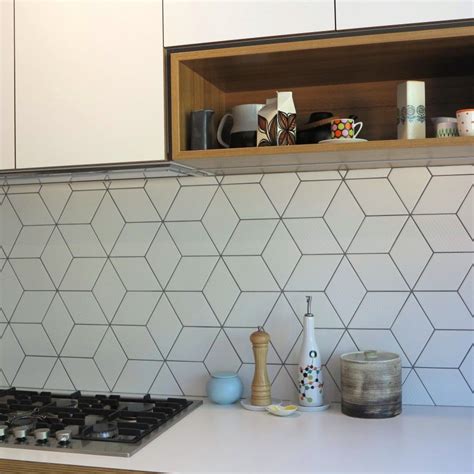 Barkers Rd 5 | Kitchen wall tiles, Kitchen splashback tiles, Geometric ...