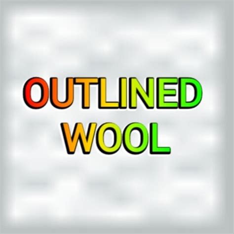 Outlined Wool Bedrock Texture Pack 1.20.2/1.20.1/1.20/1.19.2/1.19.1/1. ...