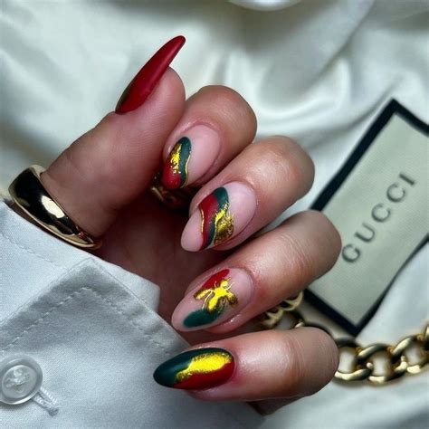 gucci nails designs in 2021 | Gucci nails, Nail art, Nails