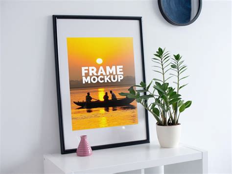 Free White Photo Frame Mockup - Mockup Love