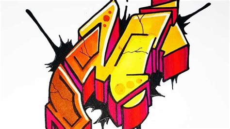 Graffiti Letter M - Themporst