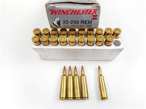 22-250 REM AMMO, WINCHESTER