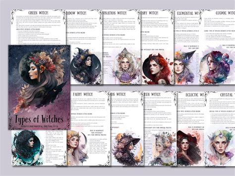 Types of Witches. Discover Your Powerful Spiritual Path. - Etsy UK