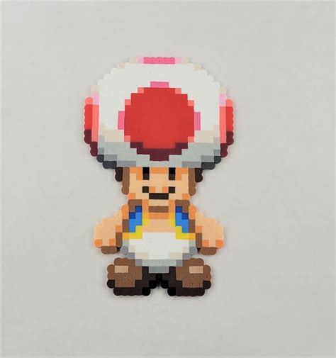 Toad Pixel Art Perler Beads Toad - Etsy