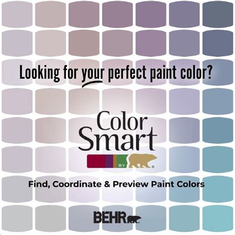 Paint Color Visualizer Paint Color Chart Colorsmart By Behr Paint ...