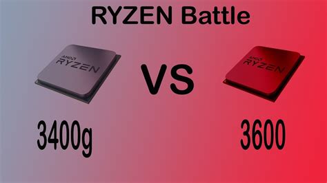 Ryzen 3600 vs 3400g Benchmark Comparison | Who's the Budget King ...