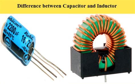 Main Difference Between Capacitor And Inductor