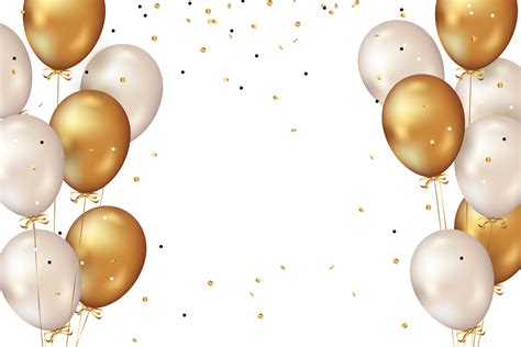 Gold Balloons PNG Free Images with Transparent Background - (1,616 Free ...