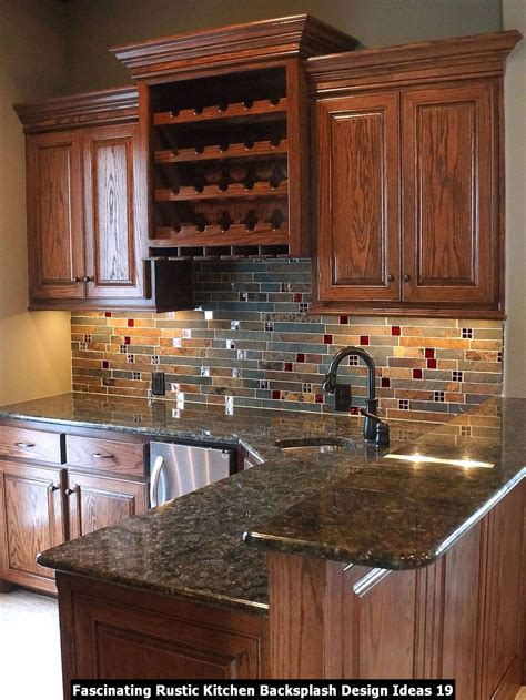 Fascinating Rustic Kitchen Backsplash Design Ideas - PIMPHOMEE