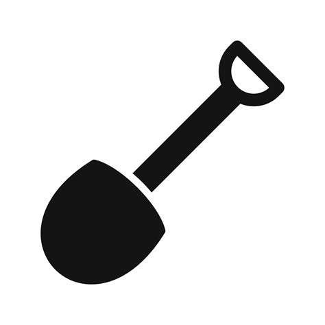 Shovel Vector Icon 349304 Vector Art at Vecteezy