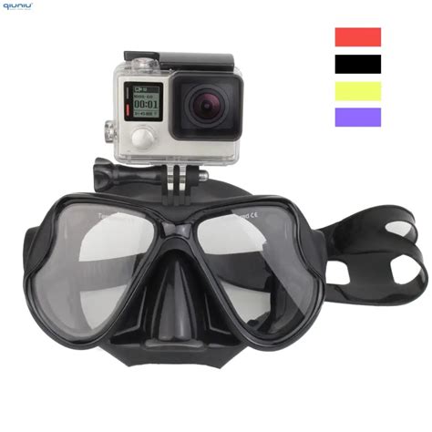 QIUNIU Underwater Camera Diving Scuba Mask Snorkel Swimming Dive Face ...