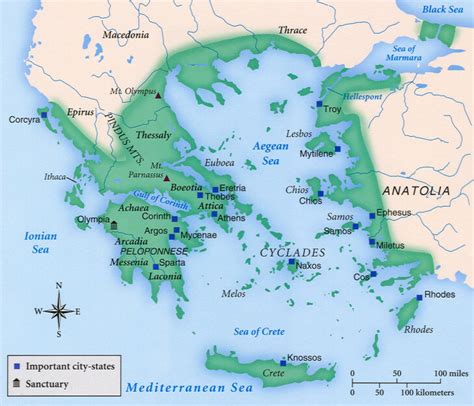 Ancient Greece Map Anatolia - Danell Doloritas