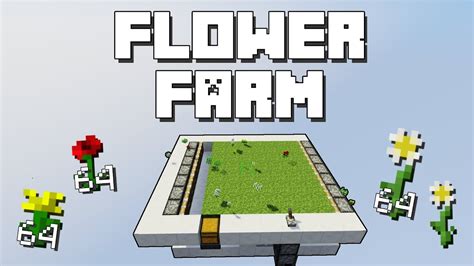 Minecraft: Short Flower Farm [Read desc] - YouTube