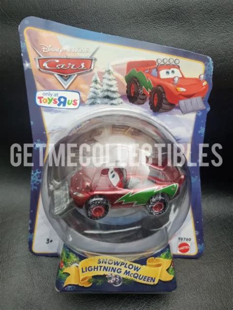 DISNEY PIXAR CARS Snow Plow Lightning Mcqueen Blue Card 2011 Save 6% £ ...