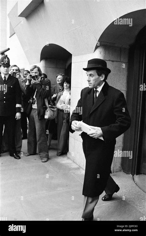 The first day of the Jeremy Thorpe trial at the Old Bailey. Pictured ...