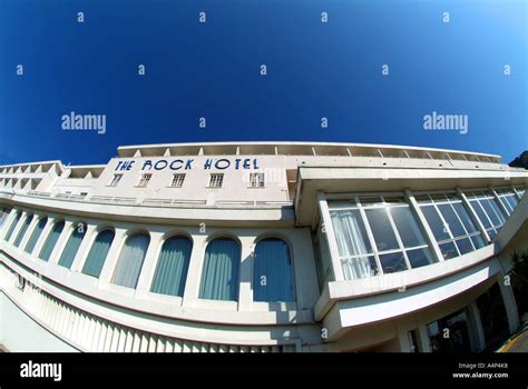 the rock hotel the rock of gibraltar Stock Photo - Alamy