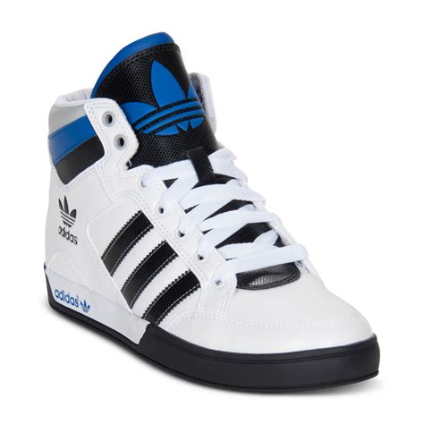 Adidas Originals Hard Court Hi Casual Sneakers in Black for Men (white ...