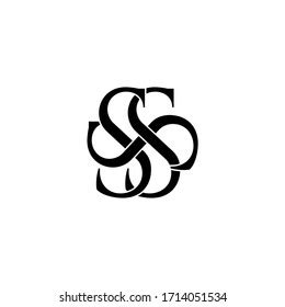 Sss Letter Original Monogram Logo Design Stock Vector (Royalty Free ...