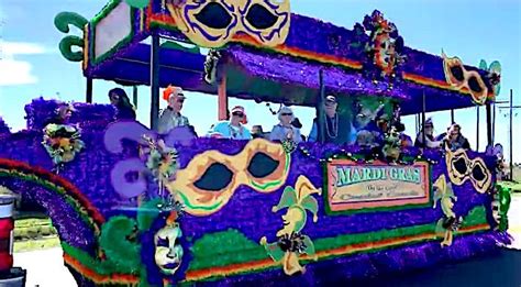 Mardi Gras Parade In Crystal Beach, Texas On Bolivar Peninsula!