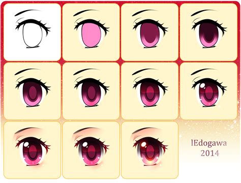 Anime Eye: Step-by-Step by lEdogawa on deviantART | Anime eye drawing ...