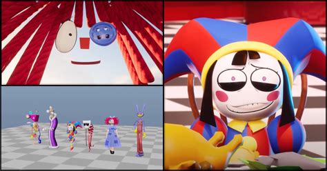 GLITCH on Character Animations in The Amazing Digital Circus