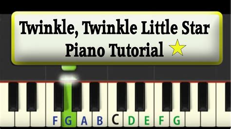 Easy Piano Tutorial: Twinkle Twinkle Little Star - YouTube