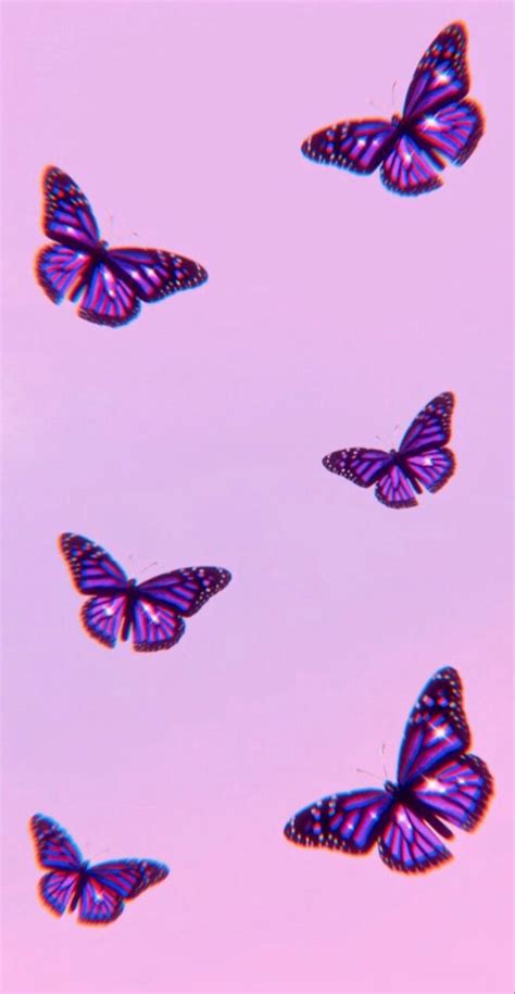 Aesthetic Wallpapers Purple Butterfly - Goimages Rush