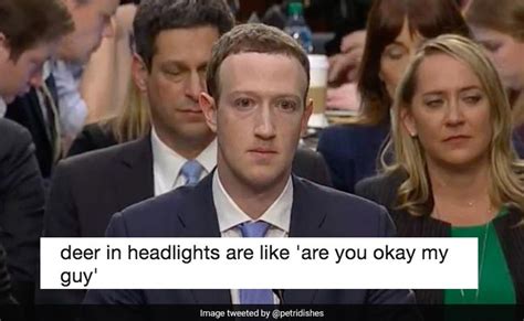 'Robotic' Mark Zuckerberg Appears In Front Of US Congress, Memes Follow