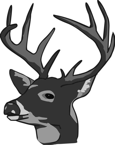 Bring the Majesty of Deer to Your Designs with Deer Head Cliparts