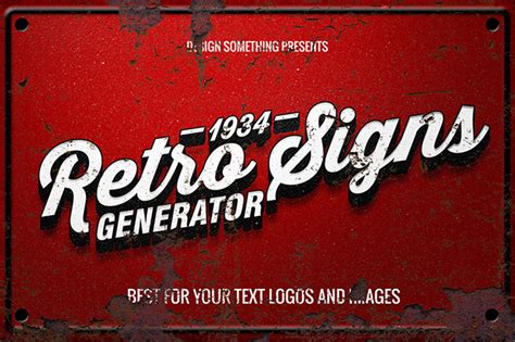 Retro Signs Generator :: Behance