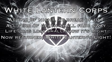 White Lantern Corps Oath by Pattyw99 on DeviantArt