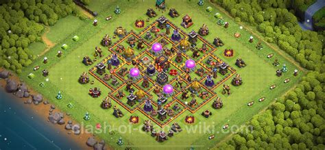 Trophy (Defense) Base TH10 with Link, Legend League, Hybrid - Clash of ...