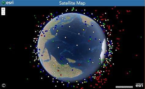 Satellite Orbit Map