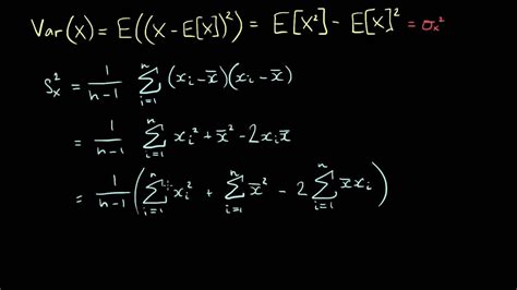 Variance Shortcut Formula