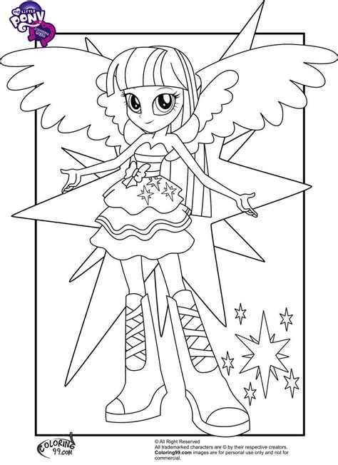 15 Printable My Little Pony Equestria Girls Coloring Pages