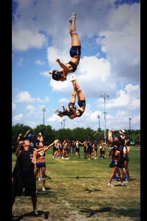 Trust cheer cheerleading stunt fly flyer basket toss awesome cool sport ...