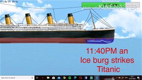 Titanic sinking simulator - YouTube