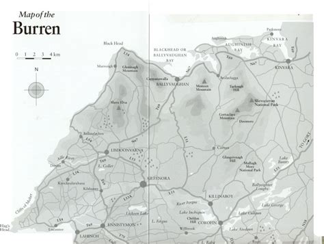 The Burren: Large Map of the Burren