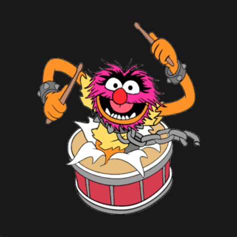 Animal Drummer The Muppets Show - Muppets - Long Sleeve T-Shirt | TeePublic