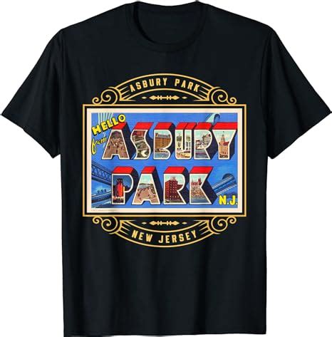 Asbury Park T-Shirt : Amazon.co.uk: Clothing