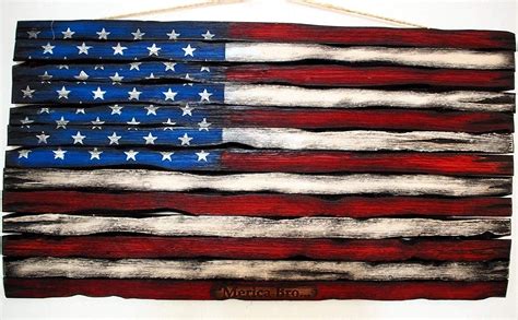 The 20 Best Collection of Wooden American Flag Wall Art